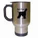 Afghan Hound Black Travel Mug