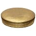 260 Brass Disc, Unpolished (Mill) Finish, Standard Tolerance, Inch, Meets ASTM B16 Specifications