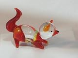 Collectibles Crystal Figurines Squirrel Running Red