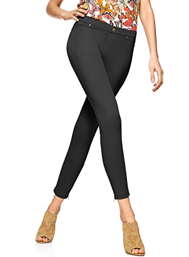 Hue Super Smooth Denim Skimmer w/Zipped Ankles