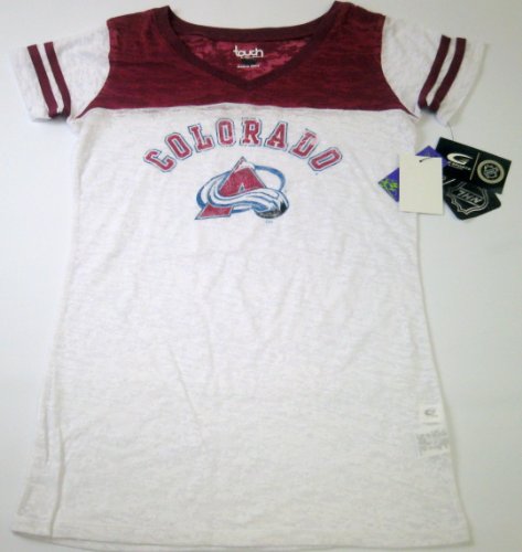 Colorado Avalanche NHL Touch By Alyssa Milano Womens Premium T-shirt (Small) at Amazon.com