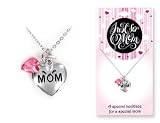 Just For You Mom Pendant Charm Necklace