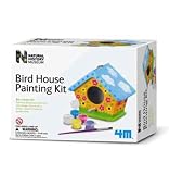 Review Great Gizmos  / Natural History Museum - Bird House Painting Kit ages 5+ - Childs Creative Activity Kit - Childrens Arts & Crafts Educational Toy