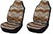 Snow Leopard Bucket Seat Covers Universal Fit Automotive Car Truck Qty 2 Bucket Seat Covers 1995 Thru 2008 Honda Civic Accord Toyota Chevrolet Ford Nissan BMW Mazda Jeep Lexus Infinity