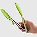 Food Tongs Set Stainless Steel Silicone Kitchen Tongs with Elevated Stand Non-Stick Barbecue (BBQ) Tong 12