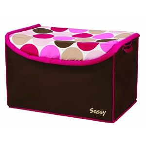 Sassy Soft Sided Toy Organizer, Pink Mod by Sassy