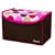 Sassy Soft Sided Toy Organizer, Pink Mod