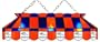 Imperial Denver Broncos Licensed 40-Inch Rectangular Stained Glass Billiard Table Light