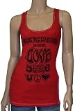 True Religion Brand Women's Tank Top Shirt-Red