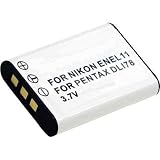 SterlingTek's POWWER Pentax DL-i78 900mAH Battery pack Equivalent