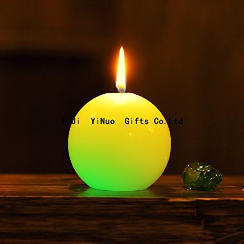 LED Paraffin Wax Flameless Electric Candle with Color Changing Real Flame
