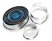 Kitchen & Housewares : Fox Run 9-Piece Plain and Crinkled Oval Cookie Cutter Set
