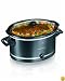 Hamilton Beach 33182 8-Quart Oval Slow Cooker, Black
