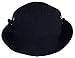 Solid Wing Floppy/Bucket Summer Hat W/Snap Up Sides, Chin Strap & Mesh Air Holes