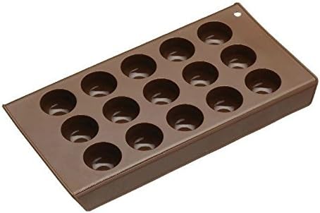 Kitchen Craft Sweetly Does It Chocolate Mould - 15 Hole Round Shaped (Pack of 2)