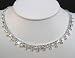 Crystal Necklace Set for Bridal Wedding Prom Pageant N1X97