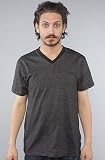 ORISUE The League V-Neck Tee in Black,T-shirts for Men