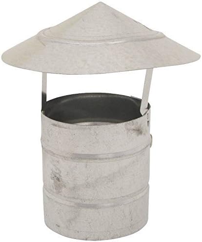 Billy Penn 8101 Galvanized Round Roof Cap, 4" by Billy Penn, Inc.