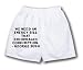 White Boxer Short with We need an energy bill that encourages consumption. - George B...