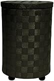 IMAGE OF Natural Fiber Laundry Hamper- BLK
