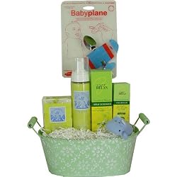 Fun and Practical Baby Gift Basket with Mosquito Repellent, Baby Soap and More