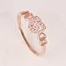 Fashion Plaza Mother's Day Gift Heart Shape Simulated Diamond Engagement Ring R396