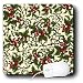 Lee Hiller Designs Holidays Christmas - Christmas Holly and Mistletoe on White - Mouse Pads