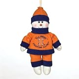 Illinois Fighting Illini 10 Snowflake Friends Snowman - NCAA College Athletics