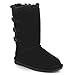 BEARPAW LAUREN-1656Y Children's Classical Sheepskin Toggle Mid-Calf Snow Boots
