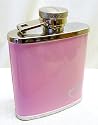 LADIES 2.5oz PINK HIP FLASK