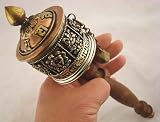 Tibetan Buddhist Om Mani Handmade Copper Prayer Wheel