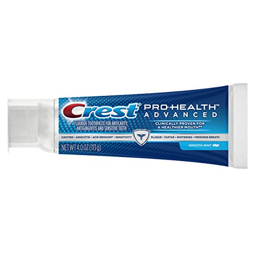 Crest Pro-health Advanced Soothing Smooth Mint Toothpaste, 4 oz, (Pack of 3)