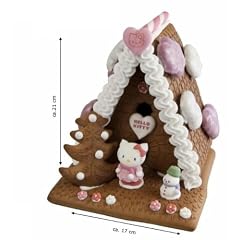 Hello Kitty Valentinstag Lebkuchenhaus gro� mit Herzen