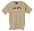 "if this is all there is after 60 years, the IRS owes me a hell of a refund" 100% Cotton Unisex Tee with funny Age Happens joke text