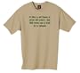 "if this is all there is after 60 years, the IRS owes me a hell of a refund" 100% Cotton Unisex Tee with funny Age Happens joke text