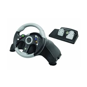 Volant filaire Microcon pour Xbox 360 - noir