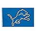Fremont Die NFL Detroit Lions 3' x 5' Flag with Grommets, 3 x 5-Foot, Logo