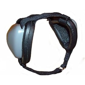 Mutt Muffs DDR337 Hearing Protection for Dogs, Gray, Medium