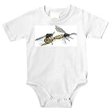 Onesie with wasp, insect, yellow, jacket
