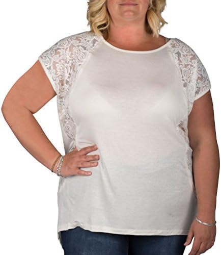 [11101-WHITE-3X] High-Low Hem Tank Top