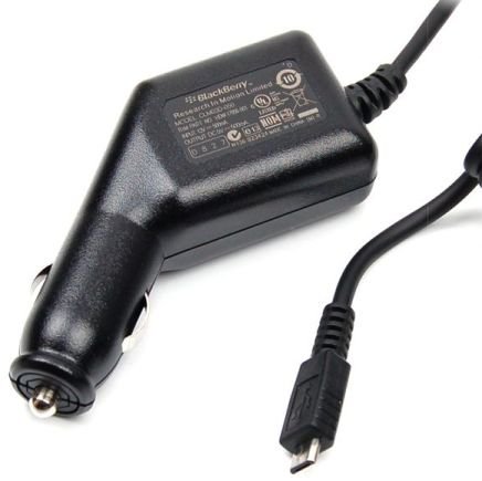 OEM Original Rapid Car Vehicle Auto Plug in Battery Charger for Verizon BlackBerry Bold 9650 - Curve 3G 9330 - Curve 8530 - Cell Phone