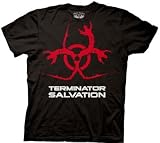 The Terminator Salvation Biohazard Black T-shirt Tee (Large)