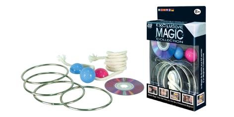 Cool Street Magic Pocket Trick Kit 4 - Rings and Rope Tricks