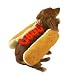 Casual Canine Hot Diggity Dog Costume Md Ketchup