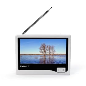 Eviant T7-01 7-Inch Portable Digital TV (White)
