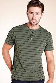 North Coast Pure Cotton Textured Striped T Shirt