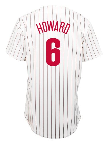 MLB Ryan Howard Philadelphia Phillies Replica Home Jersey (Medium)