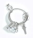 Silver Diamond Ring Key Bling/Key Chain