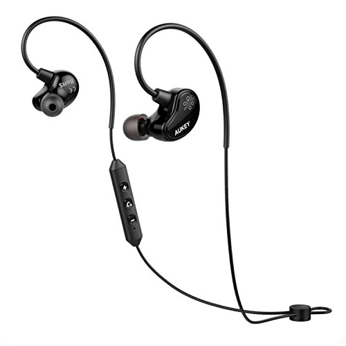 Aukey loops bluetooth headphones, wireless sport earbud…