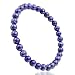 Natural Genuine Semi-Precious Gemstones Healing Power Crystal Elastic Stretch Beaded Bracelet, Unisex